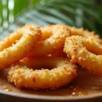 Fried Pineapple with Coconut Crust