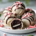 Peppermint Oreo Truffles