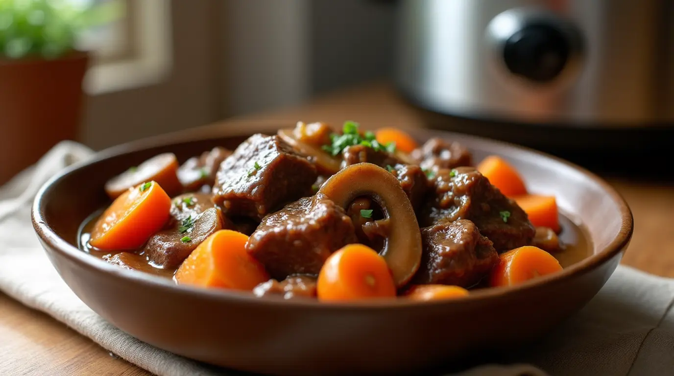 slow cooker beef bites