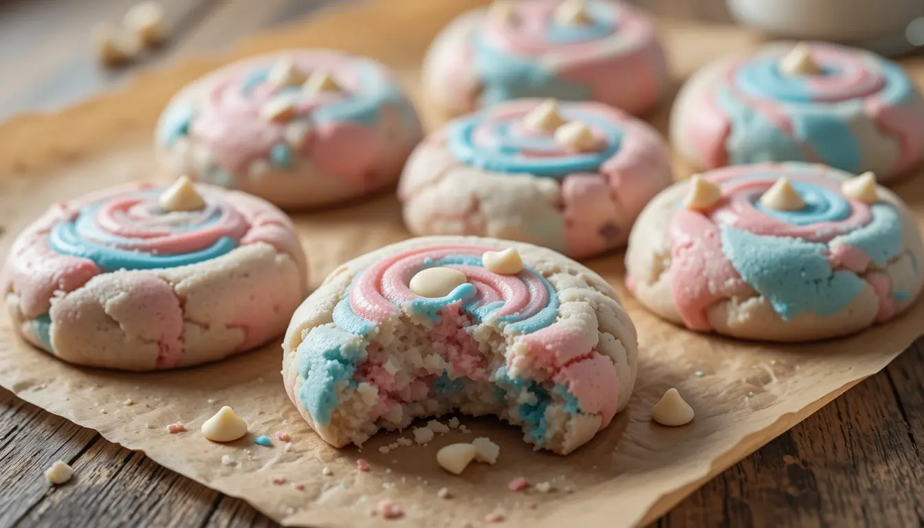 cotton candy cookies